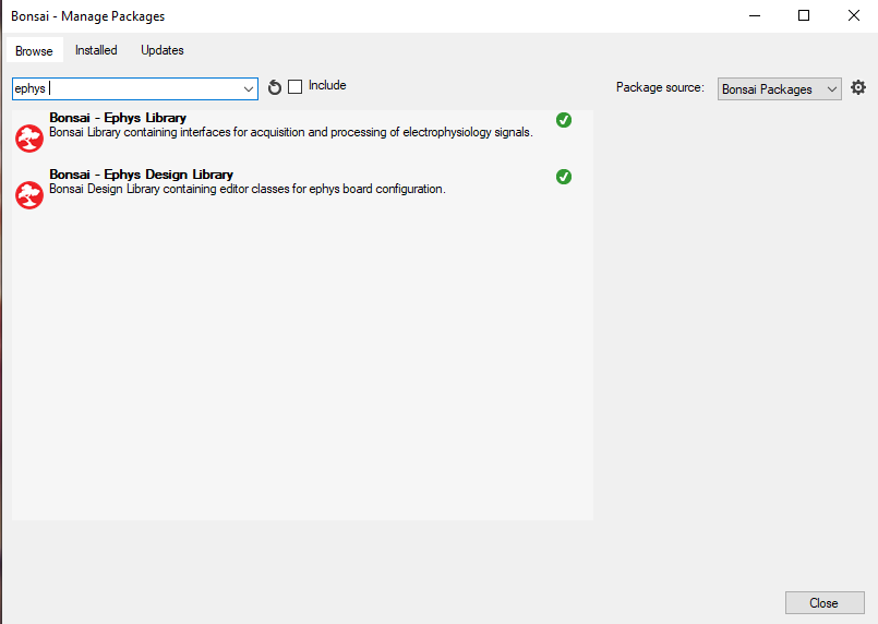 Using Bonsai with the Acquisition Board — Acquisition Board Docs