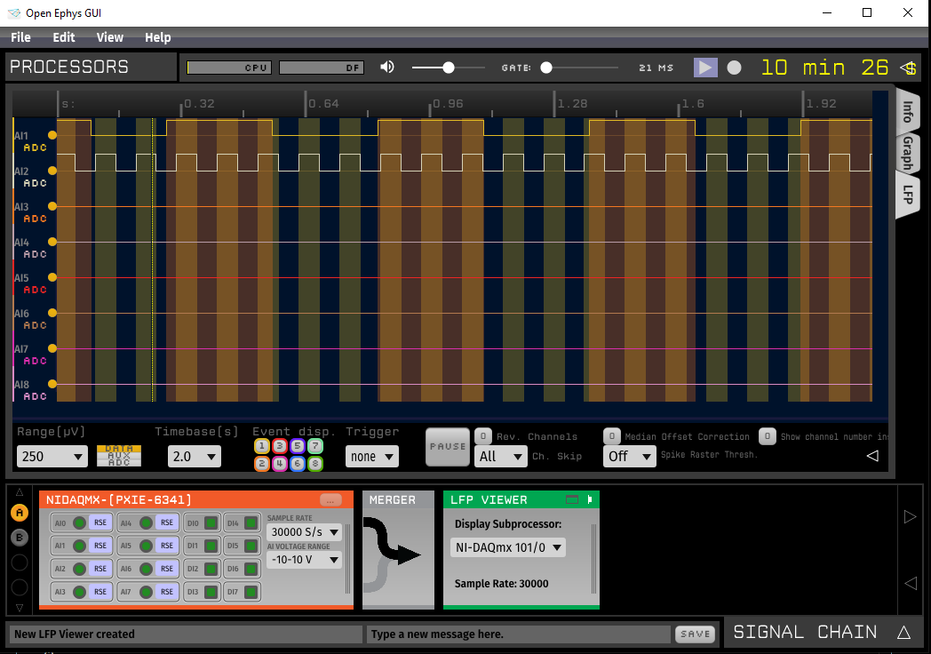 NI-DAQmx plugin PXIE-6341 multiple analog and digital inputs without interference