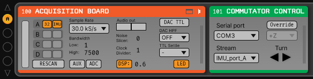 Acquisition Board Signal Chain for commutation