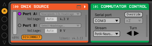 ONIX Signal Chain for commutation