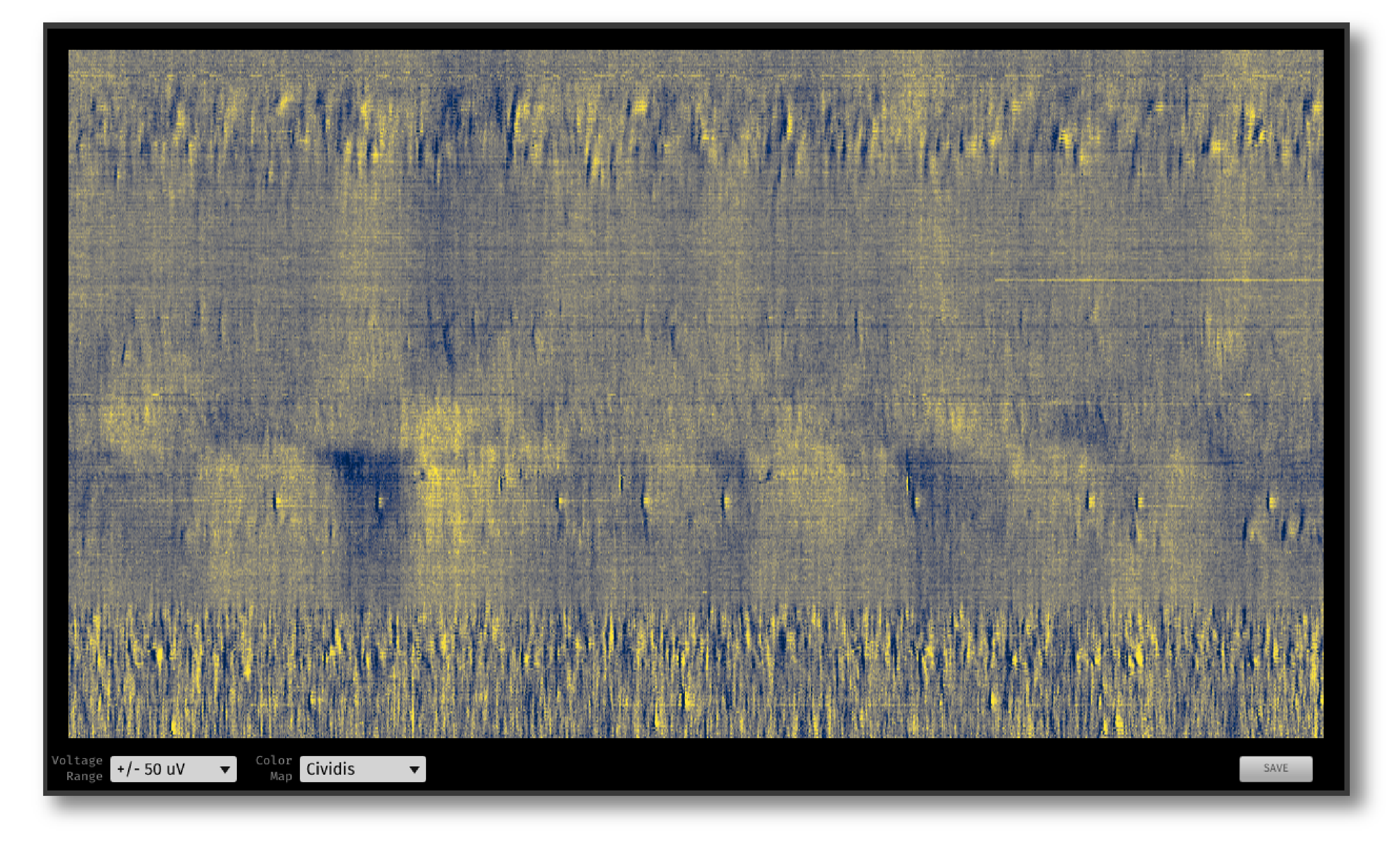 Example snapshot of Neuropixels data