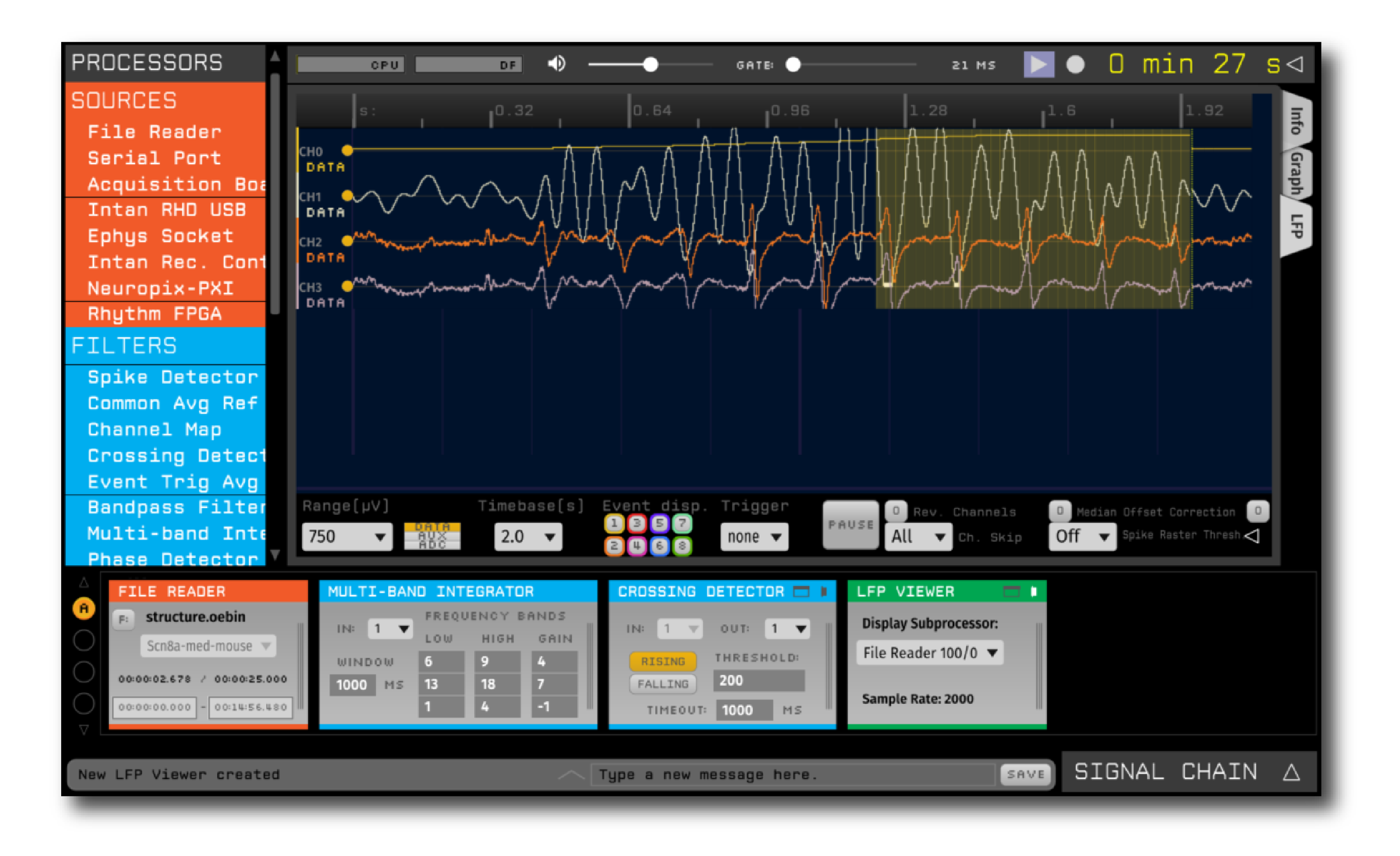 Multi-Band Integrator in action