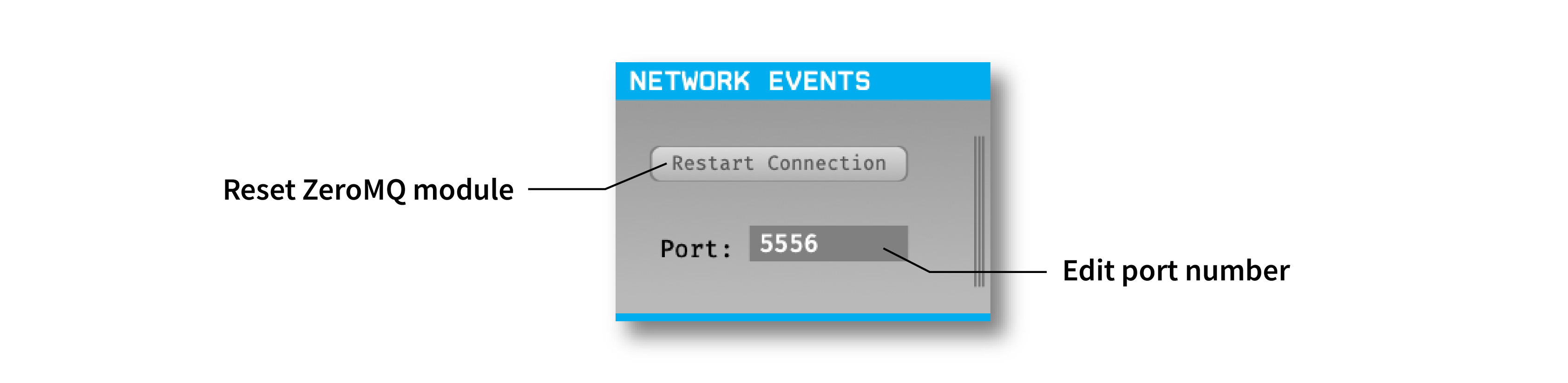 Annotated Network Events editor