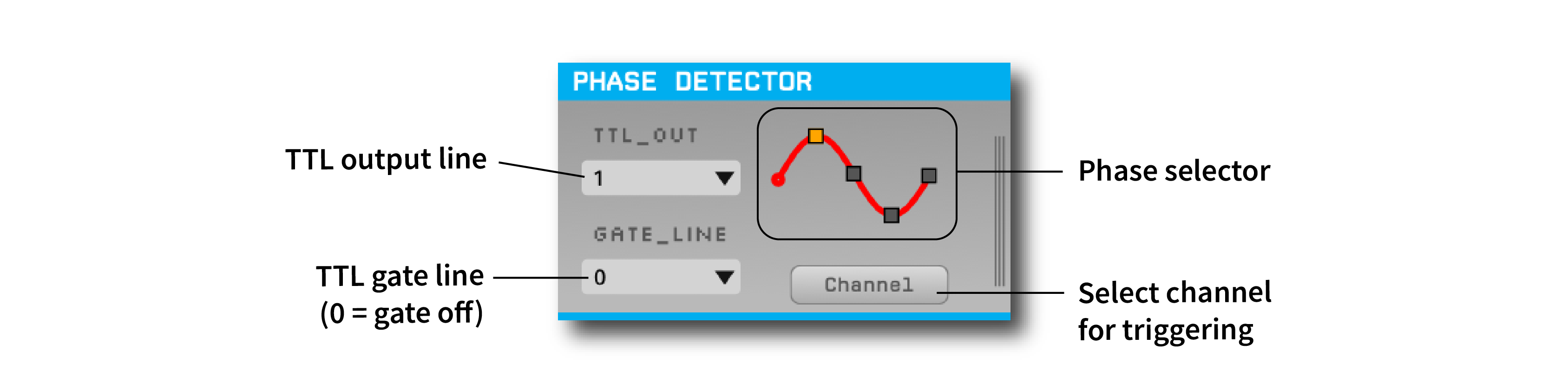 Phase Detector plugin settings interface