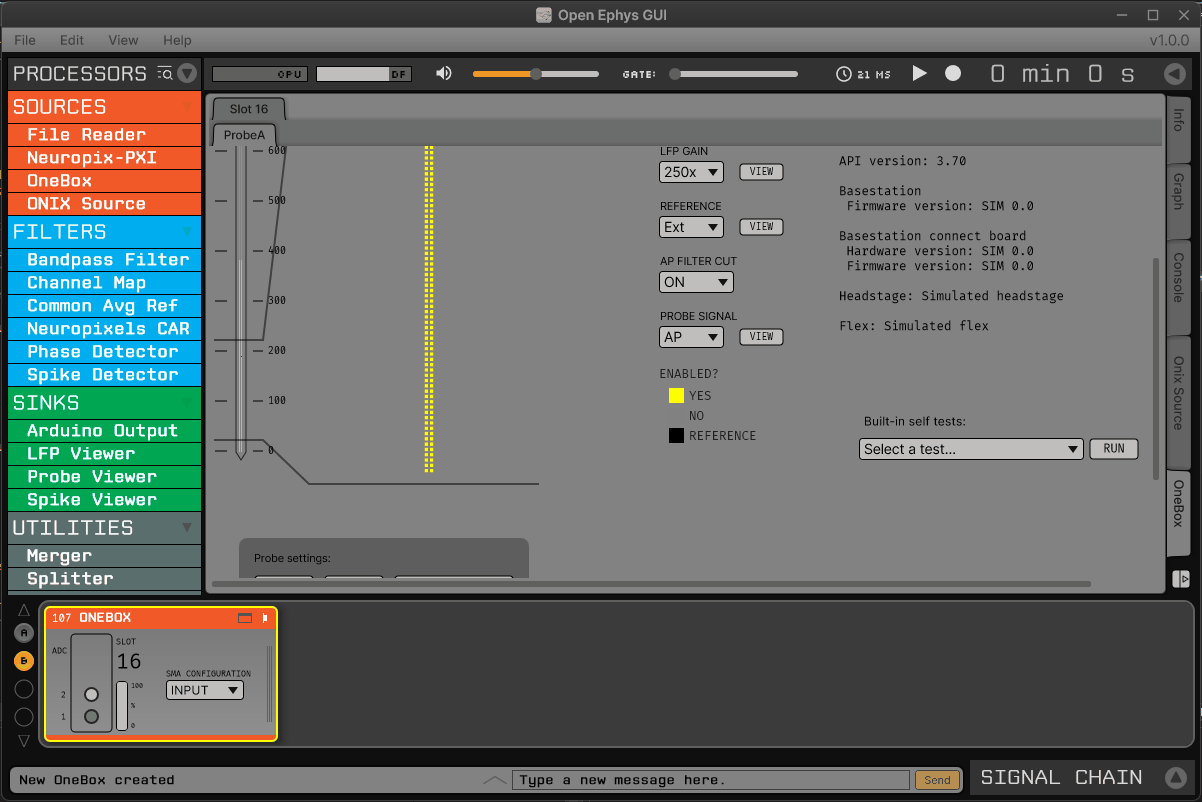 GIF showing how to export JSON file from OneBox plugin and import to ONIX Source plugin