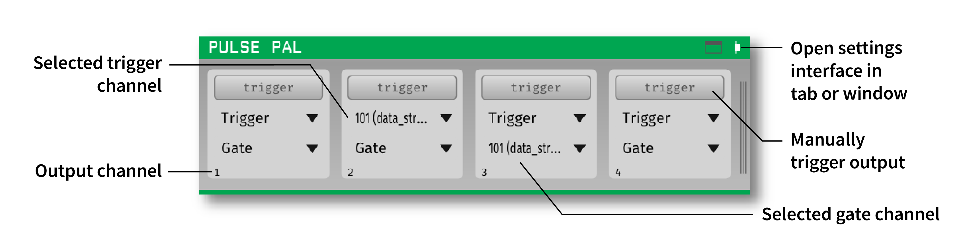 Annotated Pulse Pal editor