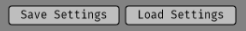 Device settings buttons