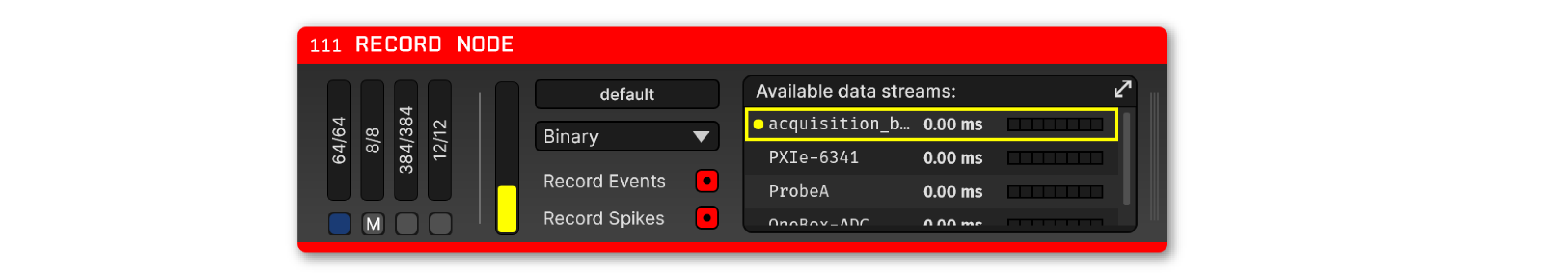Hardware sync'd streams