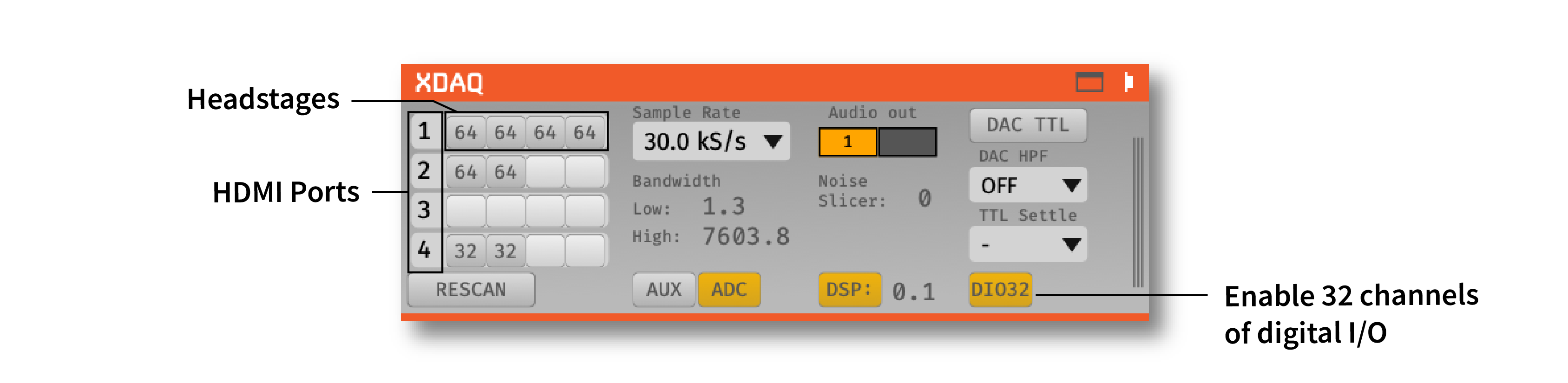 Annotated settings interface for the XDAQ plugin
