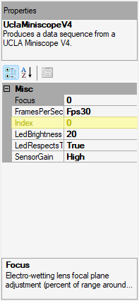 screenshot of ucla miniscope v4 node properties for index